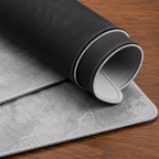 Mouse Pad Extra Grande Cinza para Teclado e Mouse