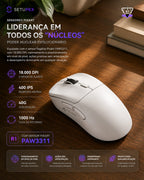 Mouse Gamer Attack Shark R1 Wireless RGB