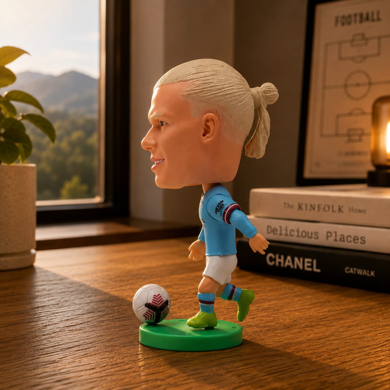 Hot FootballSuperStar HaalandMessiRonaldo 2.5inch Action Figures
