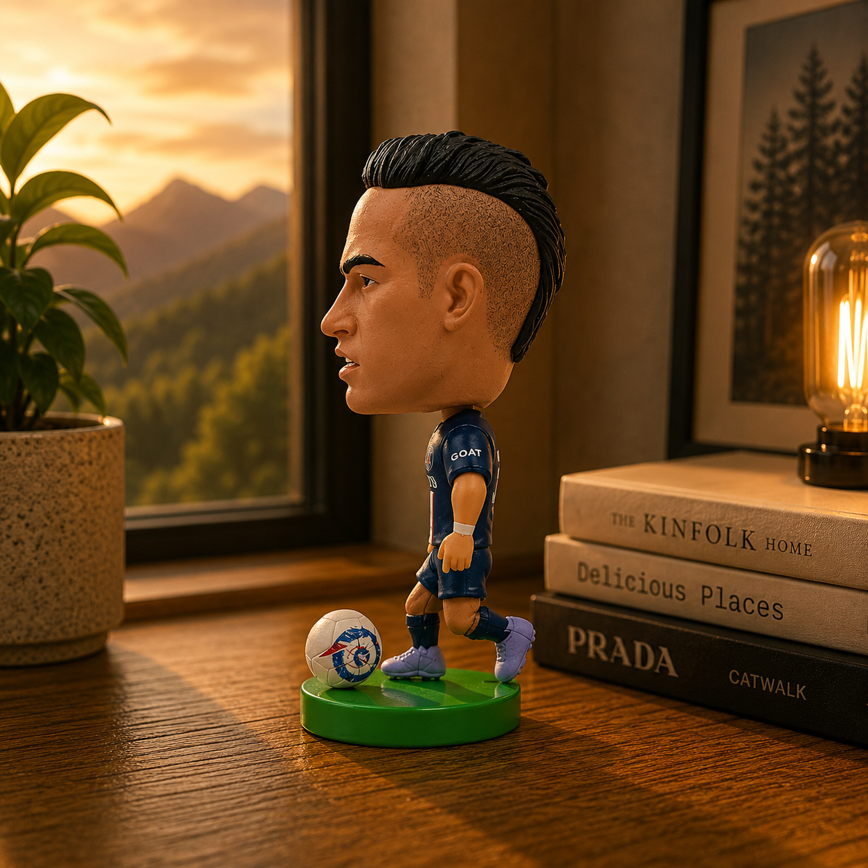 Hot FootballSuperStar HaalandMessiRonaldo 2.5inch Action Figures