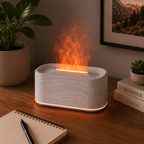 Difusor de Aromas Ultrassônico com Efeito Chama LED