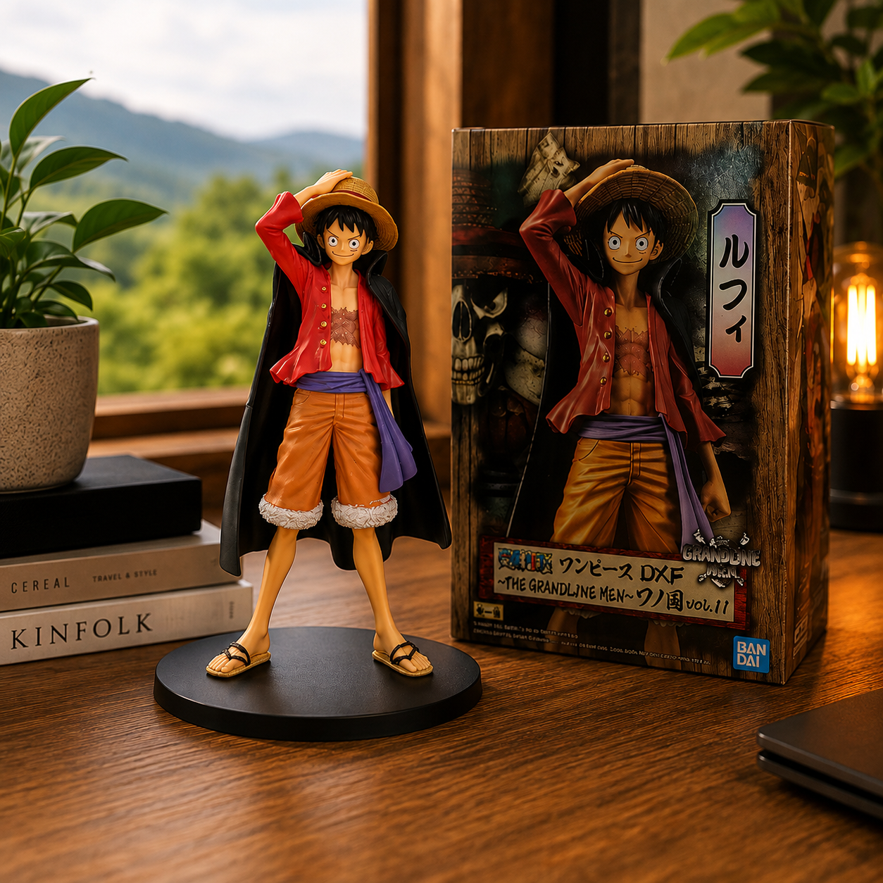 Boneco Colecionável Luffy Gear 5 Nika One Piece 15cm