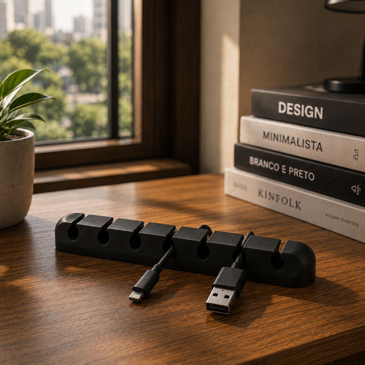 VIKEFON Cable Cord Wire Organizer Silicone USB Cable Winder Management Clips Self Adhesive for Mouse Keyboard Headset For iPhone