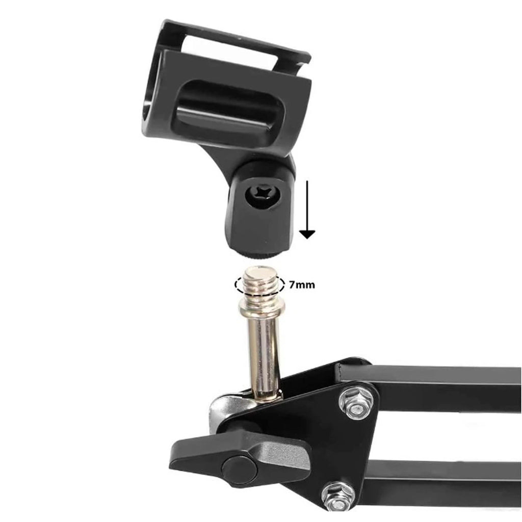 Suporte Articulado Profissional para Microfone Gamer e Podcast