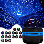 Projetor LED Galáxia Céu Estrelado USB Decorativo