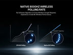Rapoo VT7 MAX Mouse Gamer Wireless 8K de Alta Performance
