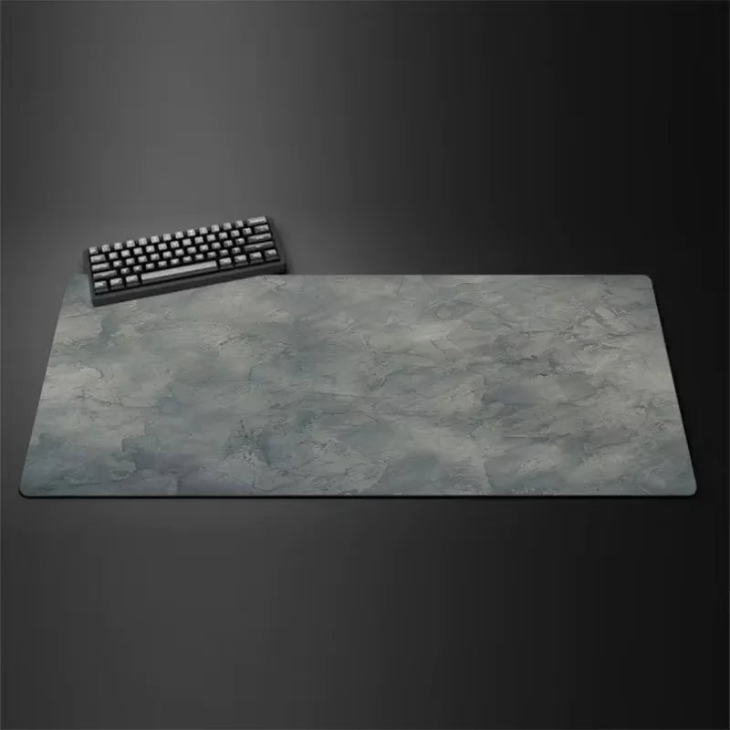Mouse Pad Extra Grande Cinza para Teclado e Mouse