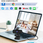 Webcam FIFINE K420 1440p com Microfone Integrado