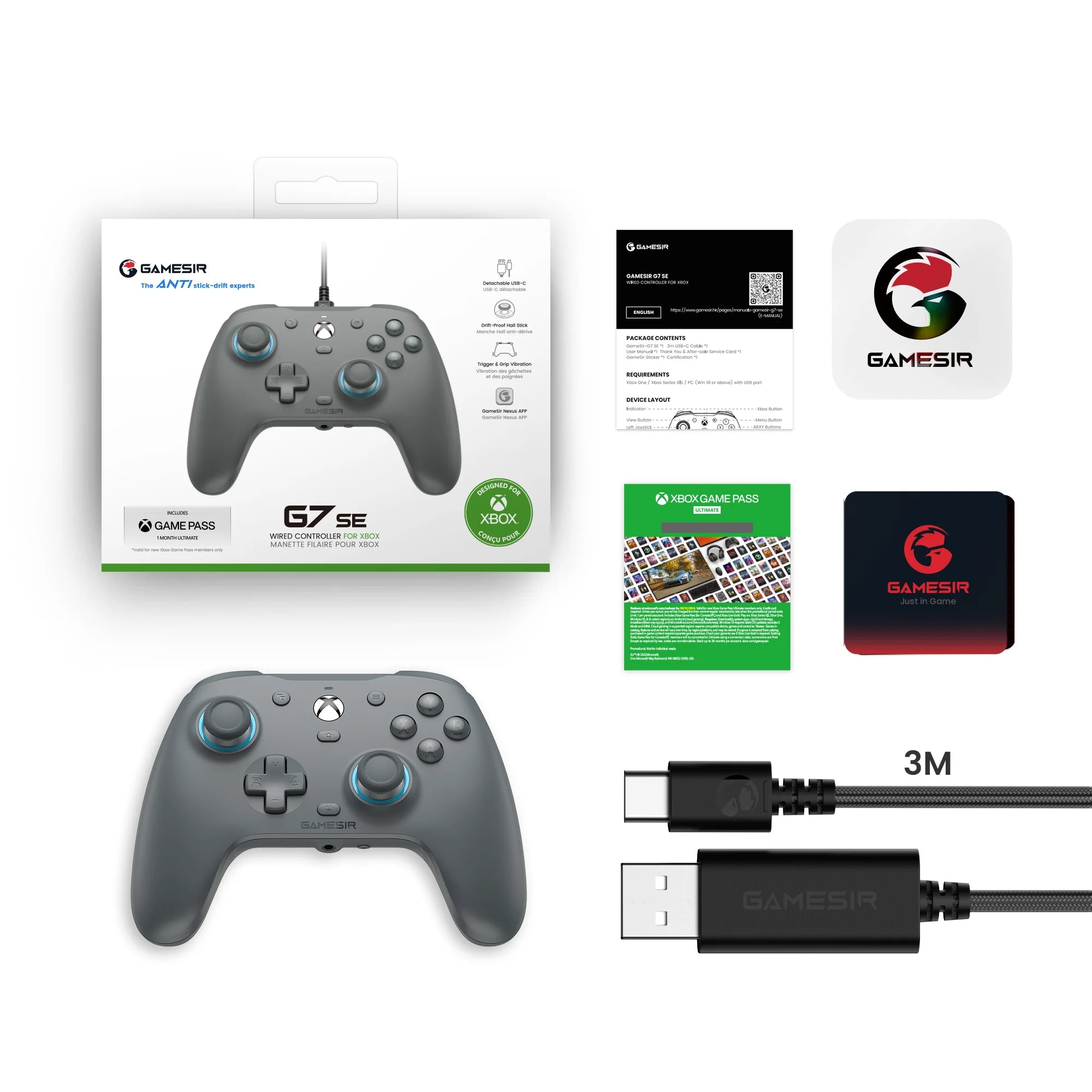 GameSir G7 SE Controle Gamer para Xbox Series X|S e Xbox On