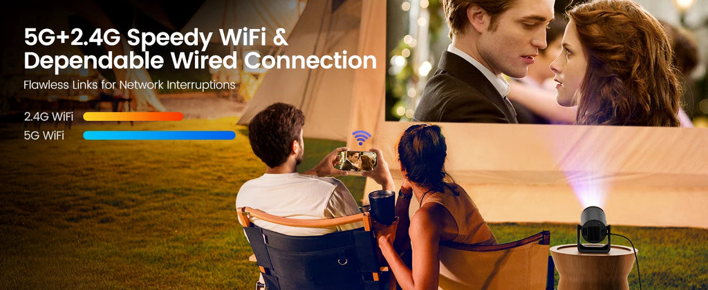 Projetor Portátil Wimius L1 Full HD Wi-Fi Bluetooth