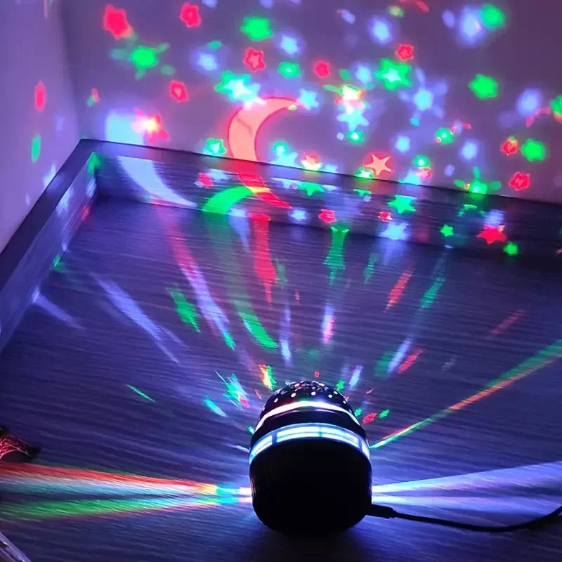 Projetor LED Galáxia Céu Estrelado USB Decorativo