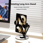 Suporte Articulado Premium para Monitor e Tablet — Rotação 360°