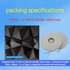 Kit 20 Placas 3D Decorativas para Parede 30x30cm