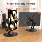 Suporte Articulado Premium para Monitor e Tablet — Rotação 360°