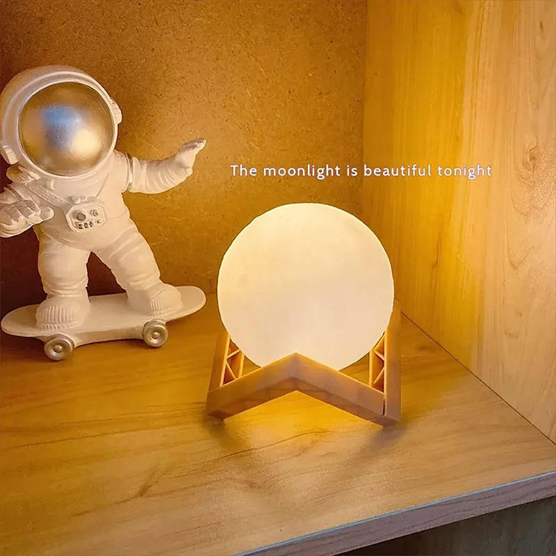 Luminária Lua LED Galaxy Decorativa para Quarto