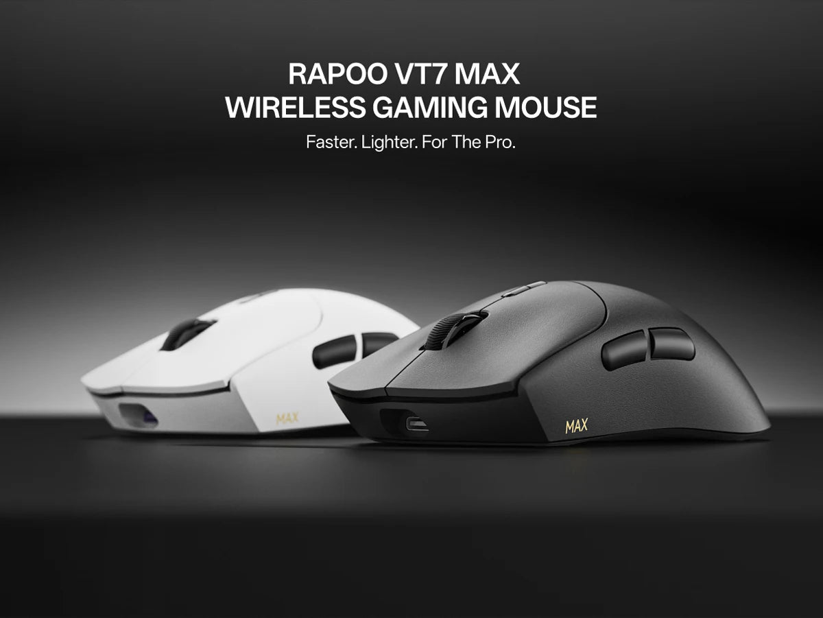 Rapoo VT7 MAX Mouse Gamer Wireless 8K de Alta Performance