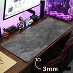 Mouse Pad Extra Grande Cinza para Teclado e Mouse