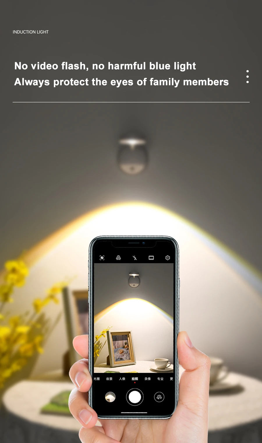 Luminária LED Sensor de Movimento