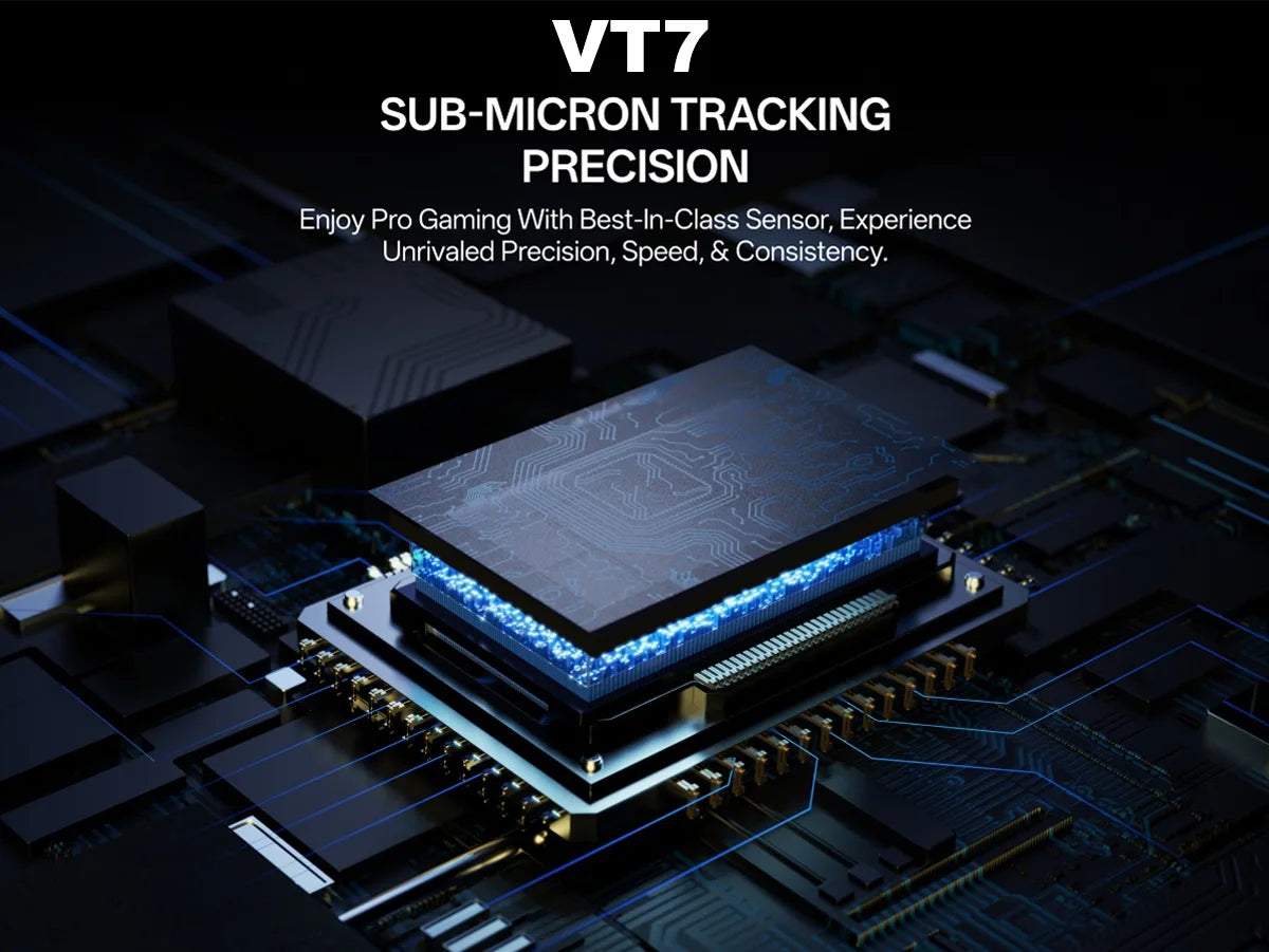 Rapoo VT7 MAX Mouse Gamer Wireless 8K de Alta Performance