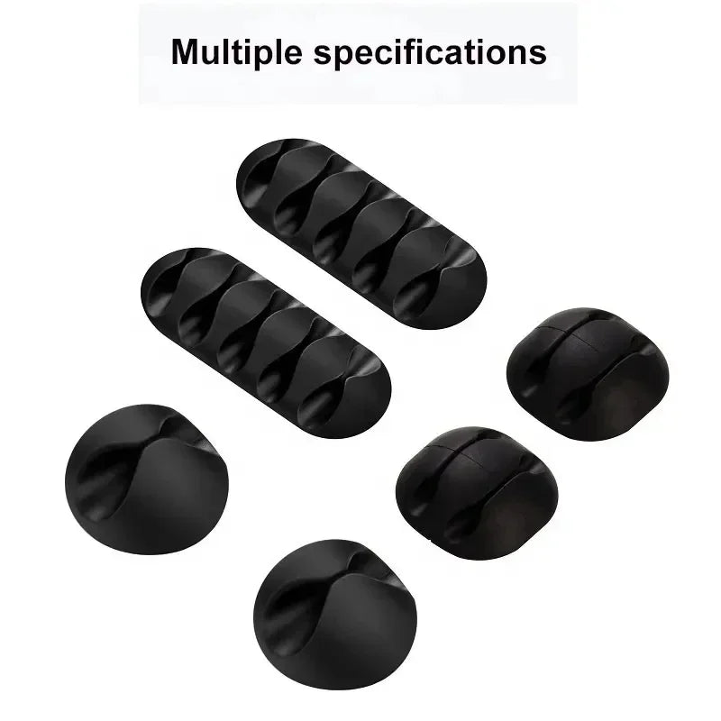 Organizador de Cabos Autoadesivo para Mouse, Teclado e Fones