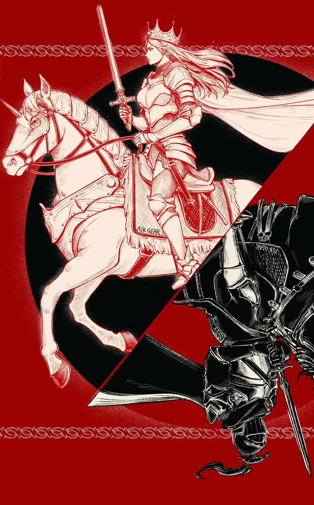 Mouse Pad ATK Warhorse com Ilustração Exclusiva
