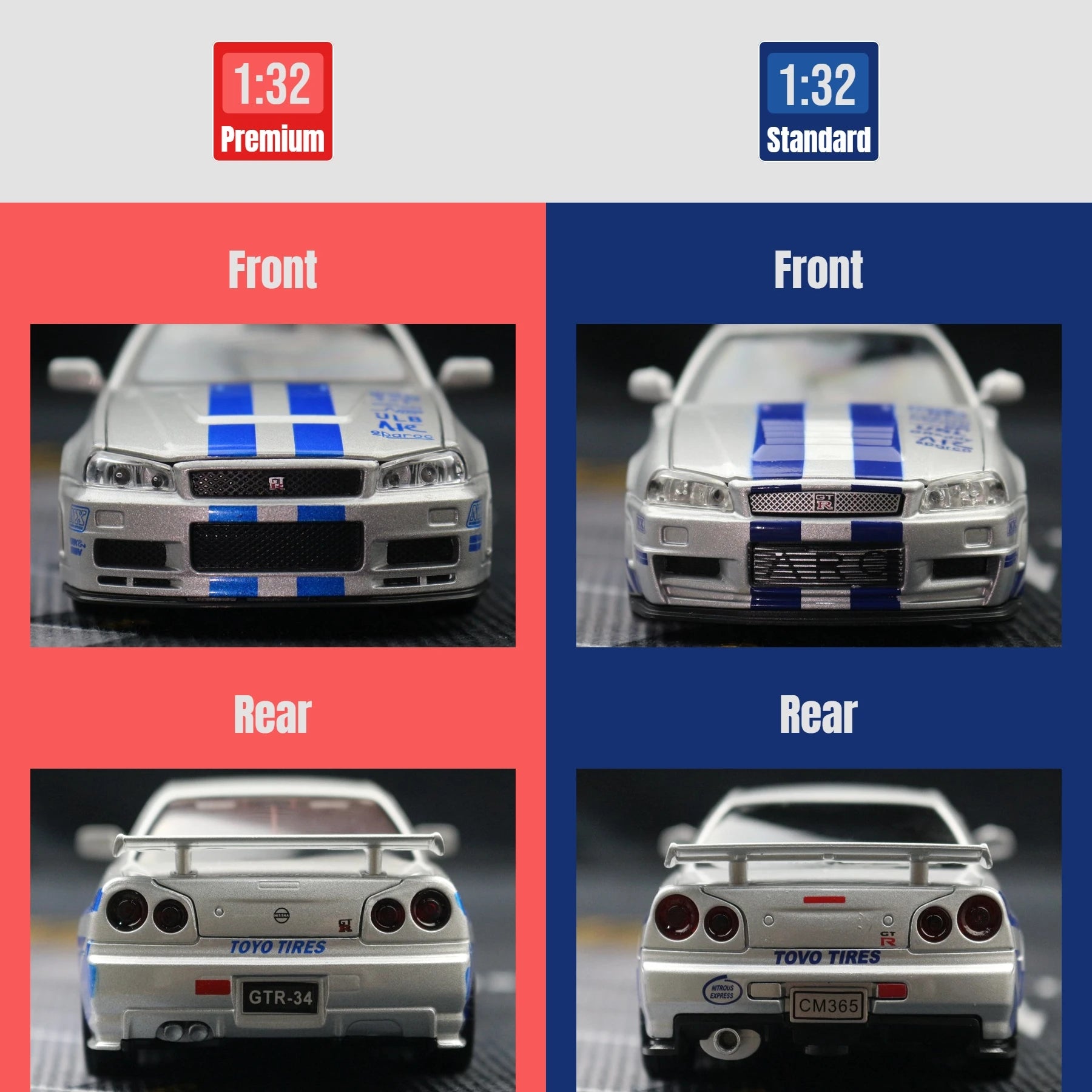 Nissan Skyline R34 JDM 1:32