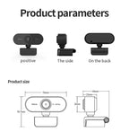 Webcam USB 1080p com Microfone Integrado