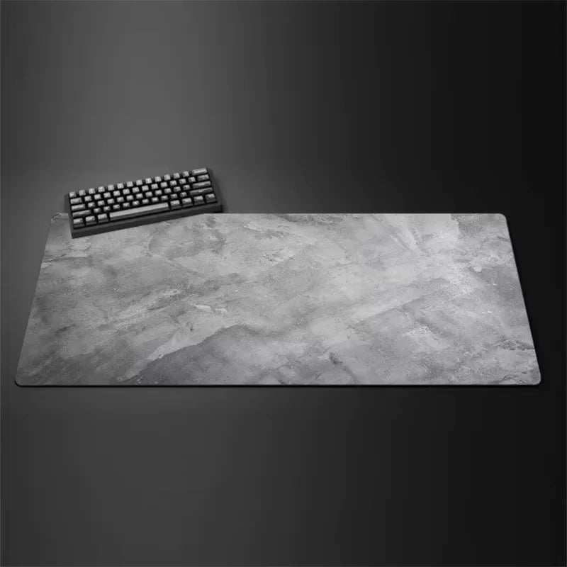 Mouse Pad Extra Grande Cinza para Teclado e Mouse