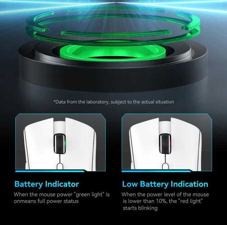 Mouse Gamer Attack Shark R1 Wireless RGB