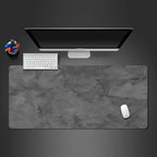 Mouse Pad Extra Grande Cinza para Teclado e Mouse