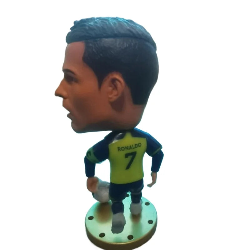 Hot FootballSuperStar HaalandMessiRonaldo 2.5inch Action Figures