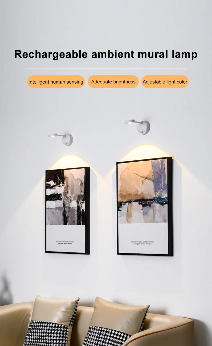 Luminária LED Sensor de Movimento