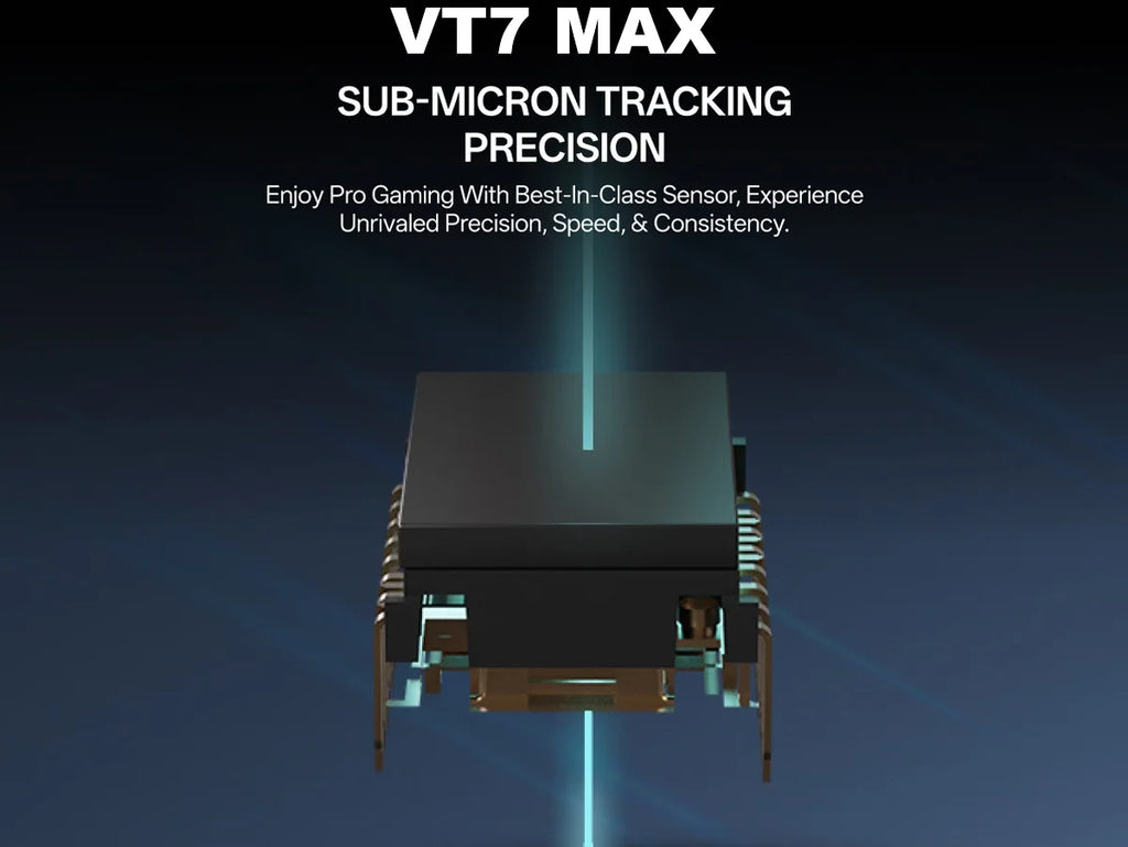 Rapoo VT7 MAX Mouse Gamer Wireless 8K de Alta Performance