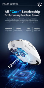 Mouse Gamer Attack Shark R1 Wireless RGB
