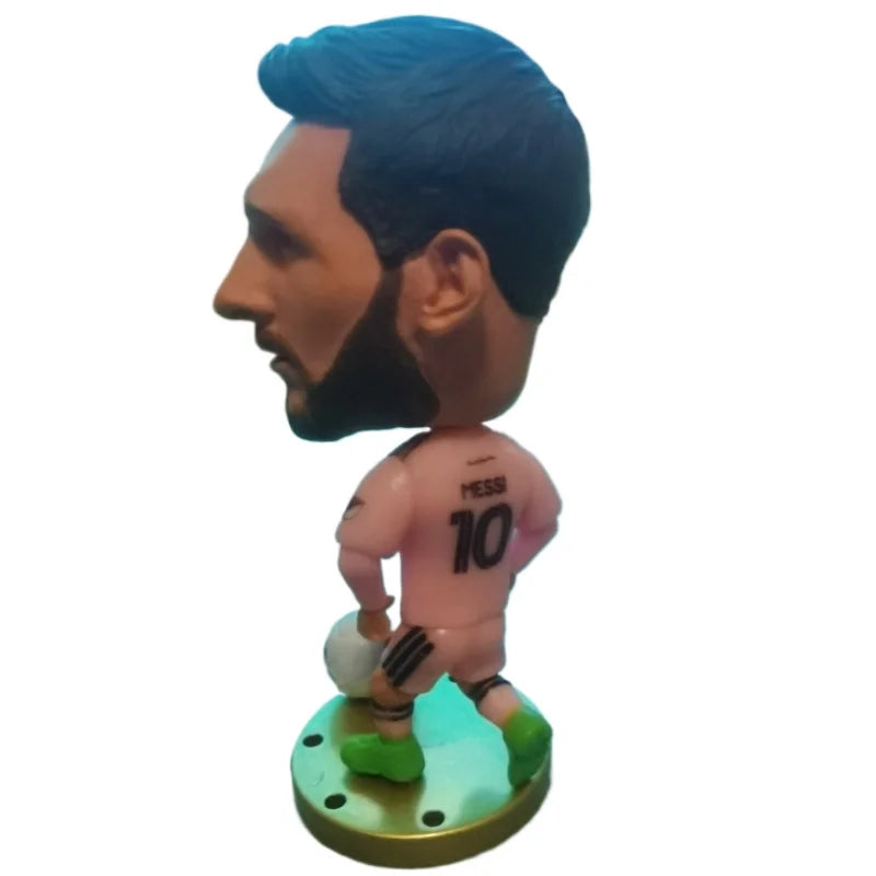 Hot FootballSuperStar HaalandMessiRonaldo 2.5inch Action Figures