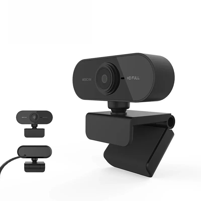 Webcam USB 1080p com Microfone Integrado