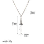 Anime Jujutsu Kaisen Fushiguro Toji Sword Necklace Spear of Tianri Knife Pendant Cosplay Necklaces For Unisex Choker Jewelry
