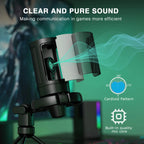 Microfone Condensador FIFINE AmpliGame A2 RGB para Streaming