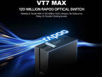 Rapoo VT7 MAX Mouse Gamer Wireless 8K de Alta Performance