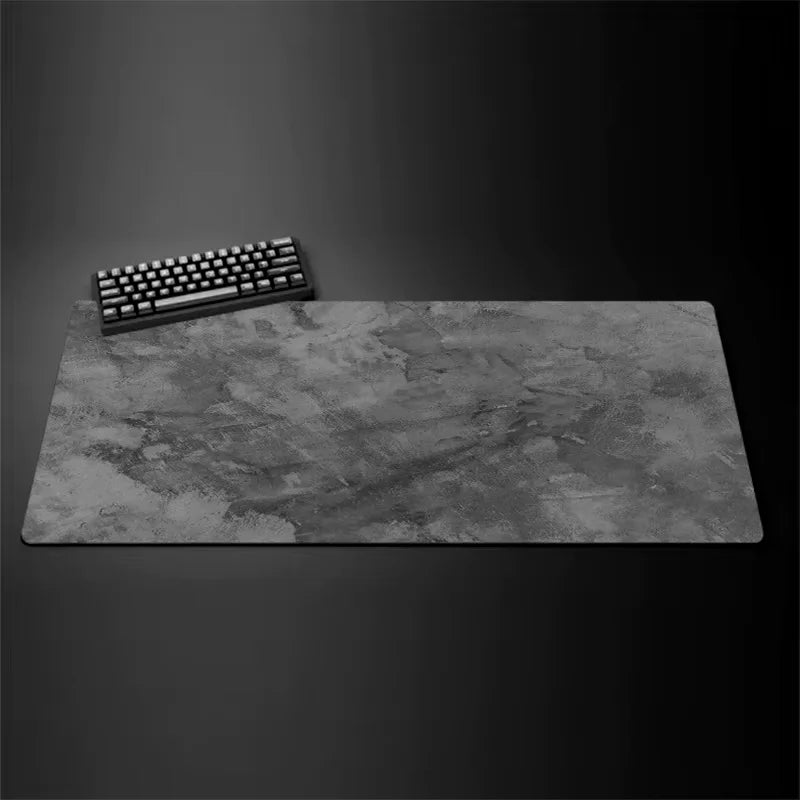 Mouse Pad Extra Grande Cinza para Teclado e Mouse