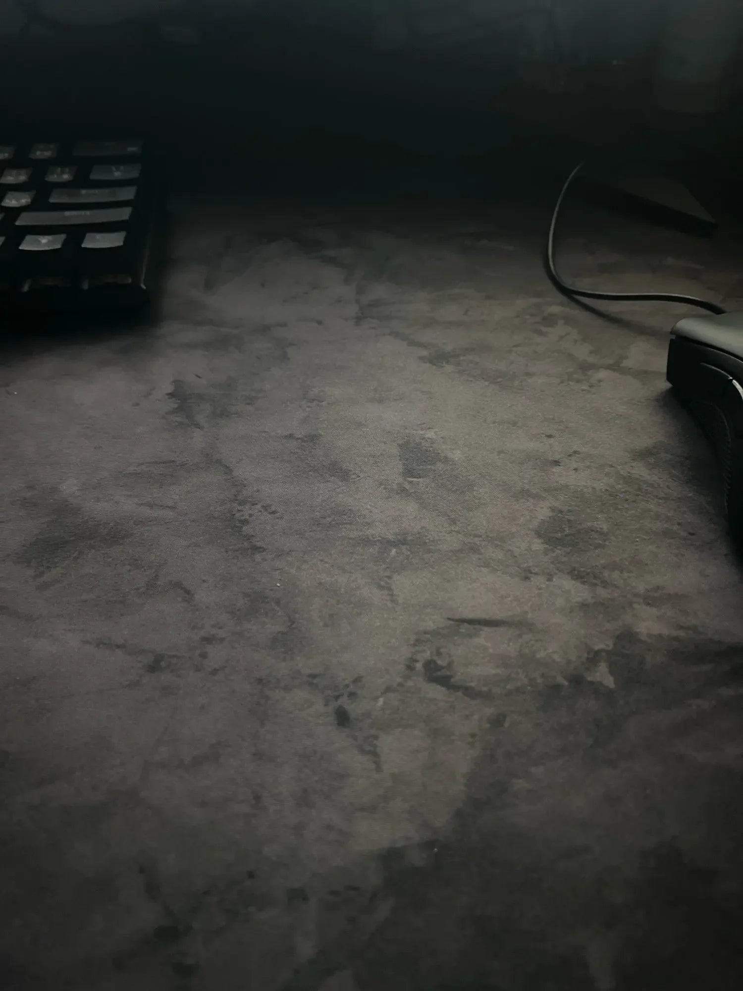 Mouse Pad Extra Grande Cinza para Teclado e Mouse