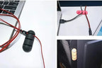 Organizador de Cabos Autoadesivo para Mouse, Teclado e Fones