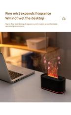 Difusor de Aromas Ultrassônico com Efeito Chama LED