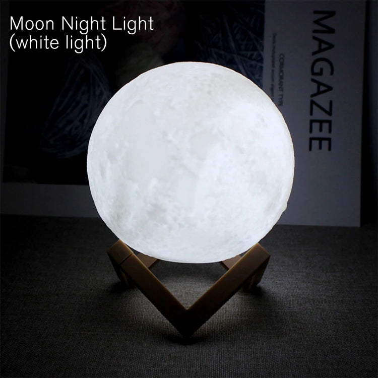 Luminária Lua LED Galaxy Decorativa para Quarto