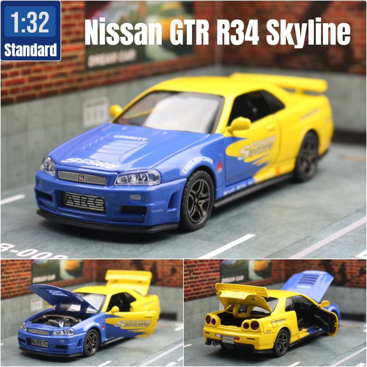 Nissan Skyline R34 JDM 1:32
