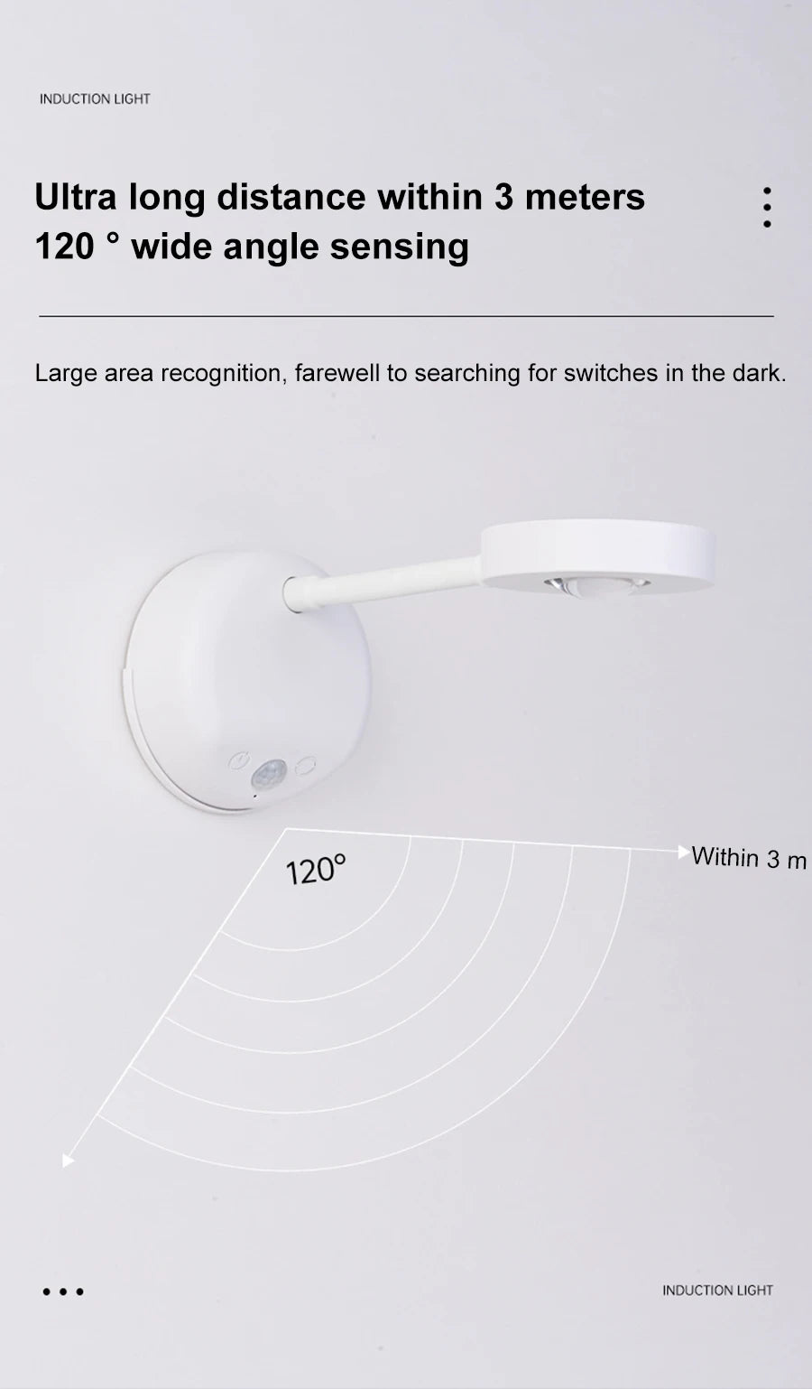 Luminária LED Sensor de Movimento