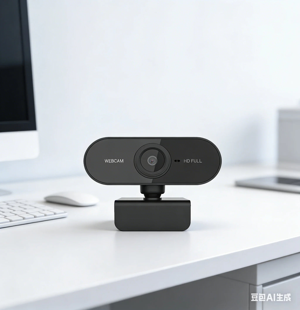 Webcam USB 1080p com Microfone Integrado