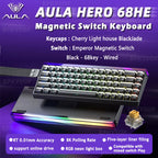 Teclado Mecânico AULA HERO 68HE RGB Gamer 8K