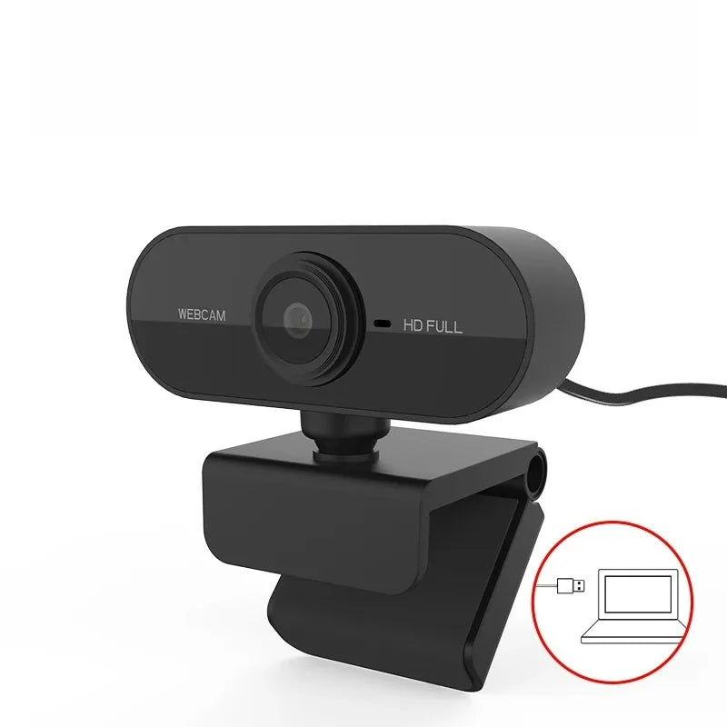 Webcam USB 1080p com Microfone Integrado