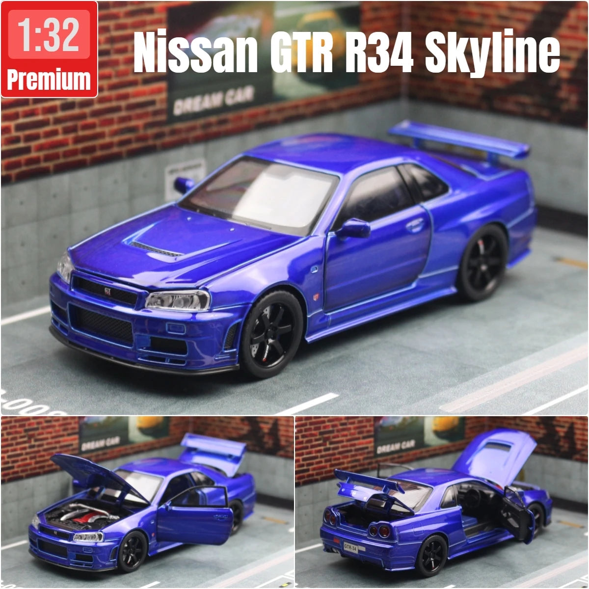 Nissan Skyline R34 JDM 1:32